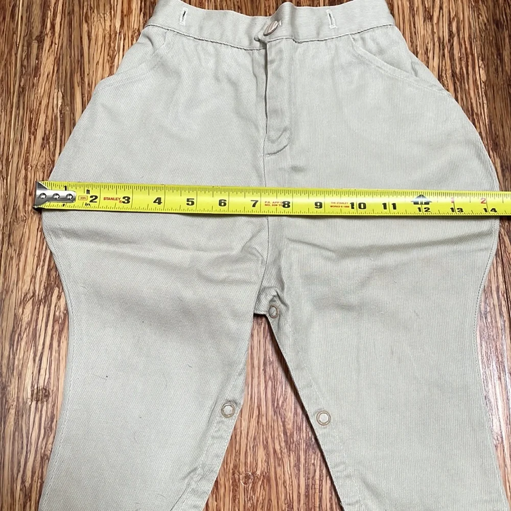 Vintage baby boy khaki snap leg pants size XL
